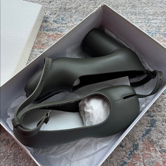 Maison Martin Margiela Women's Dark Gray Heels - Picture 2 of 2